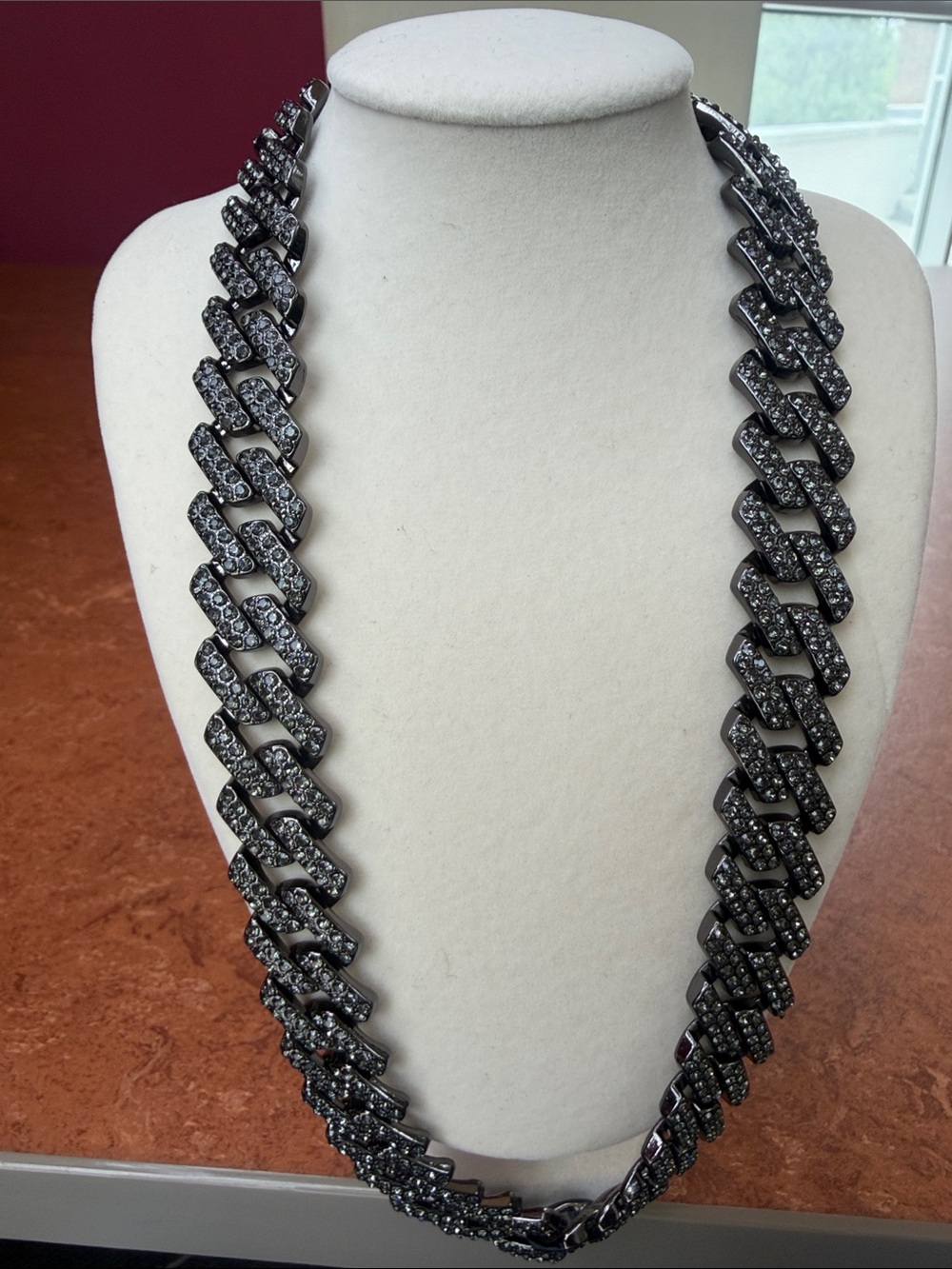 Chrome Link Chain - VVSCZ Jewels - 22 inches